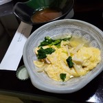 創作割烹 潮乃美 - 白魚の卵とじいただきますねぇ～❗タケノコもたっぷり入っています。