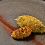 FUGA - 鱈と毛豆のマンテカート～焼きポレンタとブリオッシュをそえて～