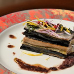 FUGA - 秋刀魚となすのアルフォルノ～ミルフィーユ仕立て～