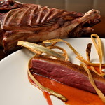 FUGA - 津軽鴨のアッロスト～牛蒡のフリチュールと鴨節のソース〜