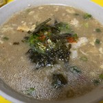 もつ鍋・水炊き 博多若杉 - 〆の〆の雑炊