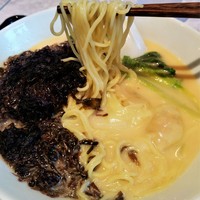 中国意境菜 白燕 - 左側が大量の岩のり