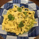 鎌倉パスタ - ジェノベーゼ、生フィットチーネに変更