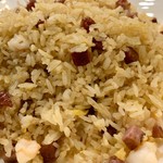 チャーシューと海老の炒飯