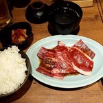 炭火焼肉 ぶち - ロースランチ（2019.10）