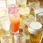 味処　八右衛門 - 飲み放題メニューも充実のラインナップ