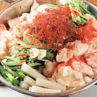 Korean Motsu-nabe (Offal hotpot) must-see for those who are not satisfied with the ordinary Motsu-nabe (Offal hotpot)!! ︎