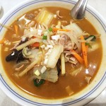 中国菜館 岡田屋 - 沙茶湯麵　820円