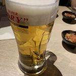 焼肉ジンギスカン 越谷屋 - 生ビール