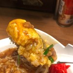 大阪王将 - 肉あんかけニラ玉炒飯