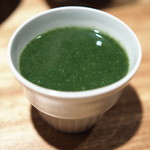 オオクサ - モロヘイヤと焼き茄子のスープ