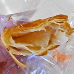 ちくま川パン工房 - 焼きたて！！ アップルパイ（食べかけで失礼します）