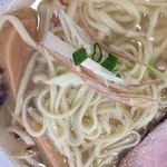 麺道 ひとひら - ミョウガ投入