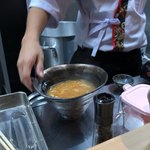 かにラーメン 光夏 - かにらーめんのスープ