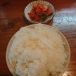 黄昏タンデム - キム飯セット(白ご飯→中)