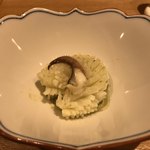 一碗水 - 翡翠墨魚粉(和歌山沖 甲イカ春雨と 翡翠ソースで)