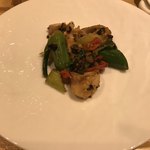 一碗水 - 豉汁炒斑球(クエとかいらん菜、レンコン、セロリ、万願寺の豆豉炒め)