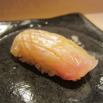 すゝき野 鮨金 - ひらめ昆布〆