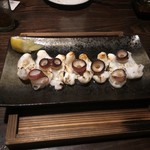 炭火焼 海ごはん サカナヨロコブ - 魔法の炙り生タコ