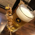 梵天 - 生ビールと焼き鳥