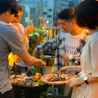 恵比寿でBBQ！都会の真ん中で安全に楽しいひと時を♪