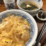 梅の家 - 親子丼と素麺 690円