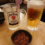 恵美須商店　澄川店 - ジンジャーエールとビール、塩辛