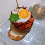 Batzoki de Rioja-alavesa - チョリソーのタルト。シンプルに美味