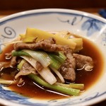 花いち - 牛肉と下仁田葱の鋤焼