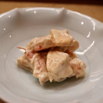 花いち - えびと柿の胡麻だれ