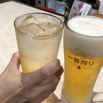 花水樹 はなれ - 梅酒のソーダ割やって