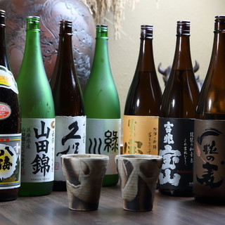 Sake, shochu, wine, etc.◇Select alcoholic beverages that bring out the flavor of Hida beef