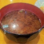 とんかつ武蔵 - めちゃくちゃ美味しい赤出汁◎これもおかわりＯＫ！