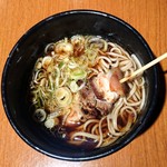 福よし - もつそば(ハーフ) ¥510+税