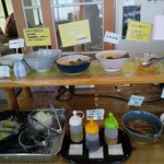 工場レストラン健食たぬみせ - 惣菜・野菜コーナー