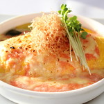 【ふわとろ新食感】山芋と明太子の和風オムライスグラタン 1,550円（税込 1,705円）