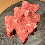 焼肉 なかむら - 和牛特上焼きしゃぶ 1,880円(税抜)