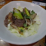 卯屋 - 馬モツ炒め