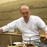 鮨旬美西川 - 大将の所作。（撮影許可を頂いています）　　　　　2019.11.02