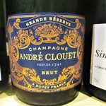 鮨旬美西川 - シャンパン：ANDRE CLOUET　11,000円 （税別）。　　　　　2019.11.02