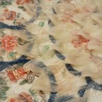 春帆楼 下関本店 - お皿が透けて見える