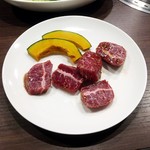 炭火焼肉ふじた - ロース1030円。