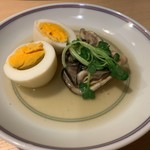 おでん陽なた - 牡蠣と玉子のおでん