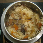 縄文人の宿 - 釜飯です。