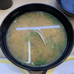 かっぱ寿司 - 貝の味噌汁【2019.11】