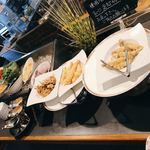 美食屋 セルポア - 料理写真:揚げ物とサラダコーナー