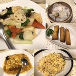 四川家常菜 ひろ - 海老と帆立の塩炒め¥1300蟹玉970五目炒飯¥850税別