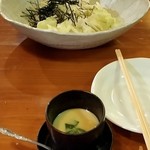 かもくら - 塩ダレキャベツと茶碗蒸し