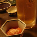 先付け＆生ビール