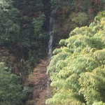 山翠楼 - お部屋から見える滝